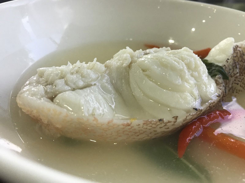 ต้มยำปลาเก๋าน้ำใส ต้มยำปลาเก๋าน้ำใส