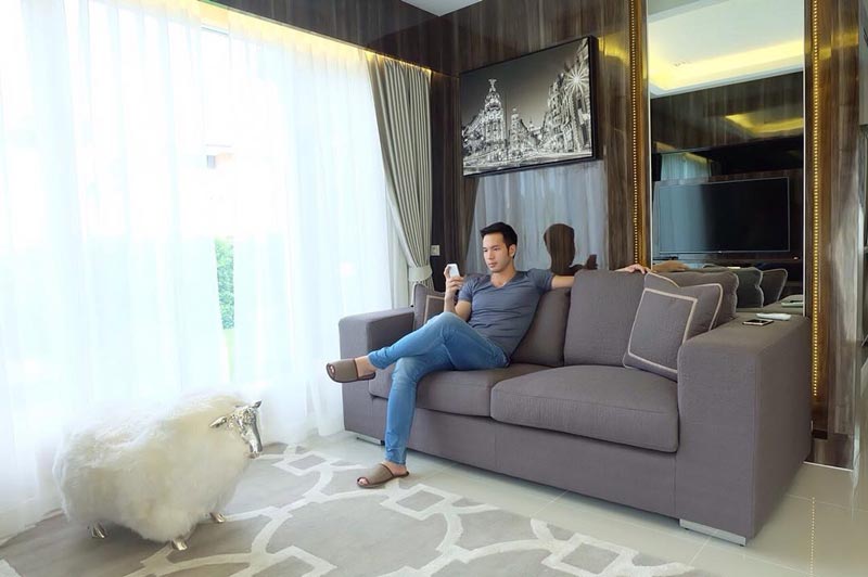 บ้านดาราพ่อลูกอ่อน บ้านดาราพ่อลูกอ่อน