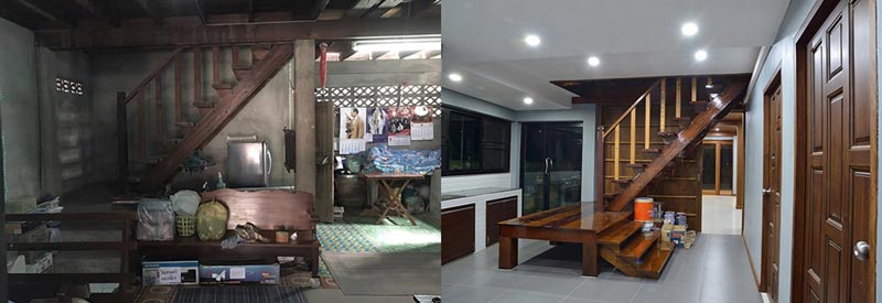 รีโนเวทบ้านครึ่งปูนครึ่งไม้ รีโนเวทบ้านครึ่งปูนครึ่งไม้