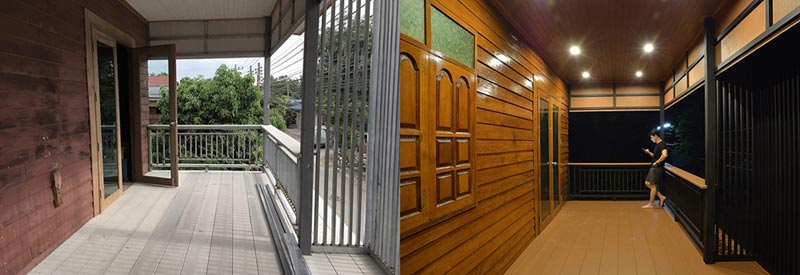 รีโนเวทบ้านครึ่งปูนครึ่งไม้ รีโนเวทบ้านครึ่งปูนครึ่งไม้
