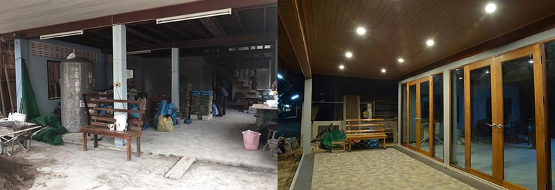 รีโนเวทบ้านครึ่งปูนครึ่งไม้ รีโนเวทบ้านครึ่งปูนครึ่งไม้