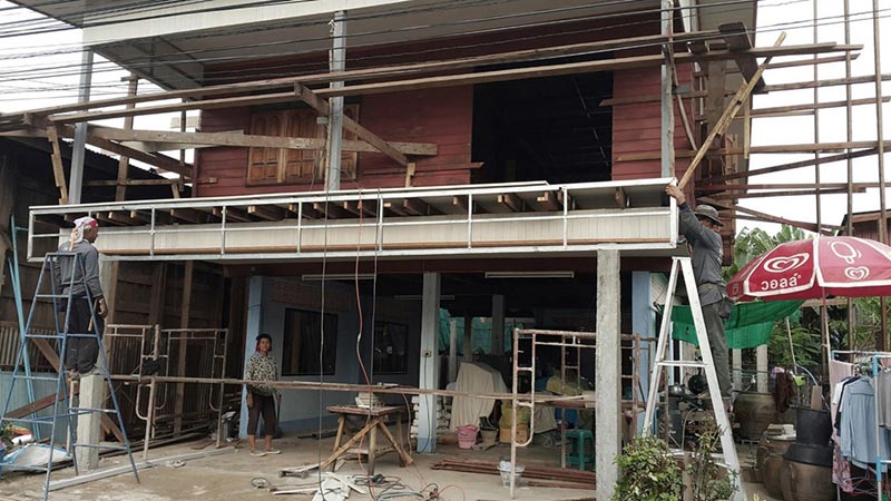 รีโนเวทบ้านครึ่งปูนครึ่งไม้ รีโนเวทบ้านครึ่งปูนครึ่งไม้