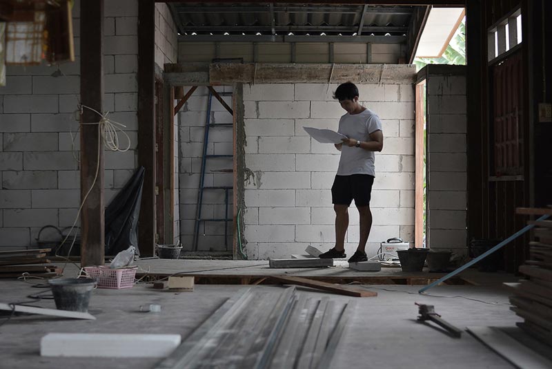 รีโนเวทบ้านครึ่งปูนครึ่งไม้ รีโนเวทบ้านครึ่งปูนครึ่งไม้