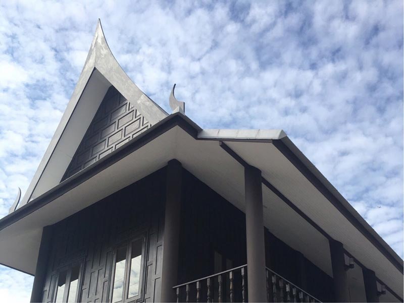 บ้านทรงไทยประยุกต์สองชั้น บ้านทรงไทยประยุกต์สองชั้น