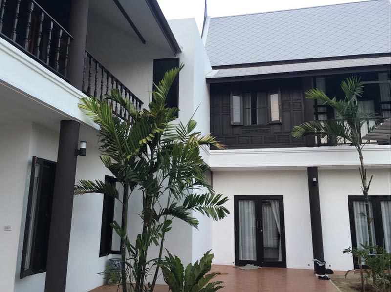 บ้านทรงไทยประยุกต์สองชั้น บ้านทรงไทยประยุกต์สองชั้น