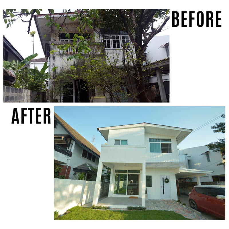 รีโนเวทบ้านครึ่งปูนครึ่งไม้ รีโนเวทบ้านครึ่งปูนครึ่งไม้