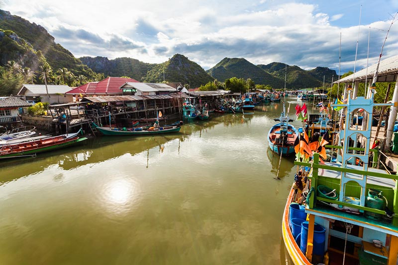 ปราณบุรี หมู่บ้านปากน้ำปราณบุรี