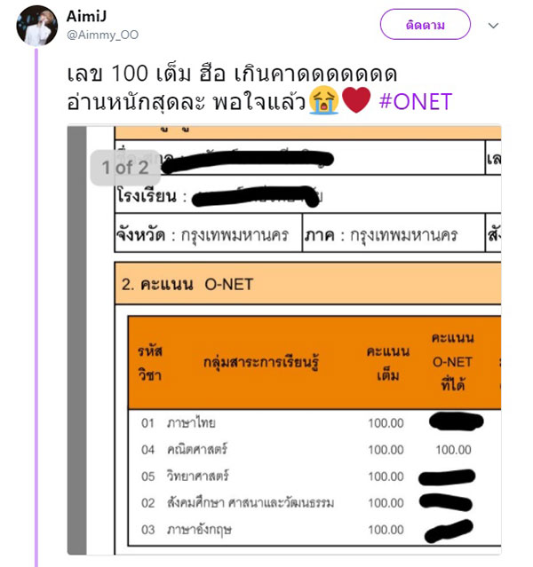O-NET 61 O-NET 61