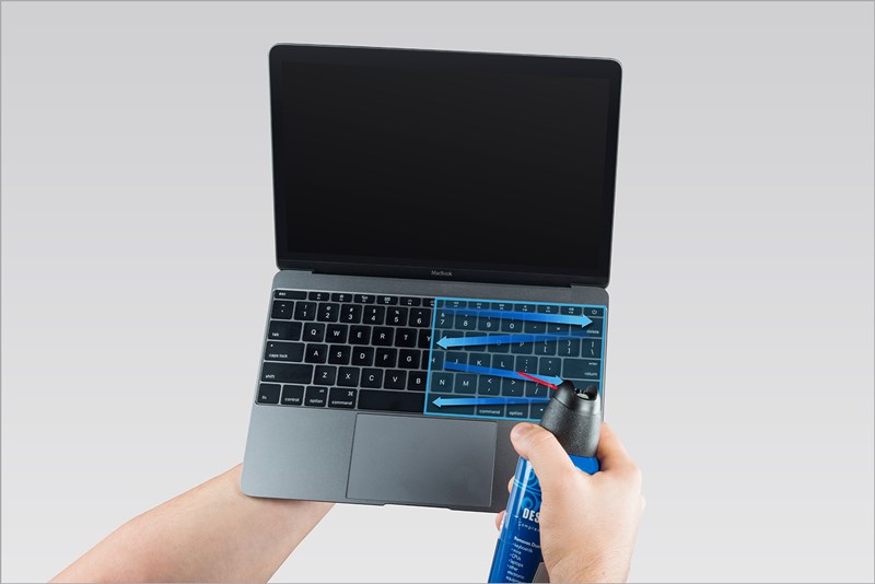 วิธีทำความสะอาดคีย์บอร์ดของ MacBook วิธีทำความสะอาดคีย์บอร์ดของ MacBook