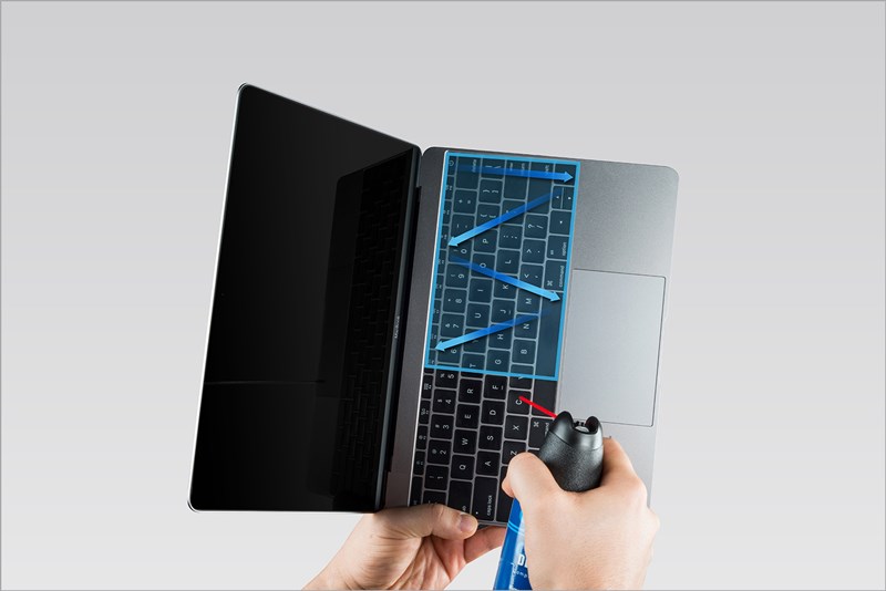 วิธีทำความสะอาดคีย์บอร์ดของ MacBook วิธีทำความสะอาดคีย์บอร์ดของ MacBook