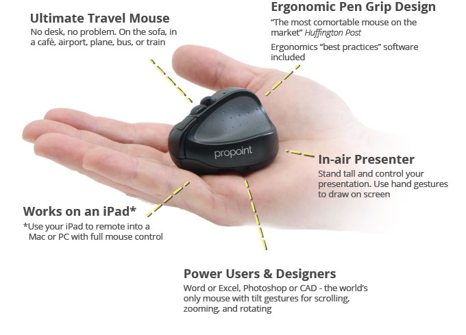 ProPoint เมาส์ Ergonomic ProPoint เมาส์ Ergonomic