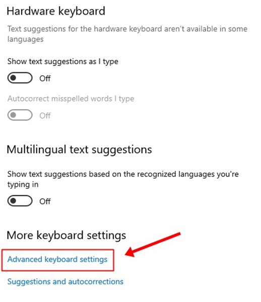 วิธีตั้งค่าปุ่มเปลี่ยนภาษาใน WIndows 10 วิธีตั้งค่าปุ่มเปลี่ยนภาษาใน WIndows 10