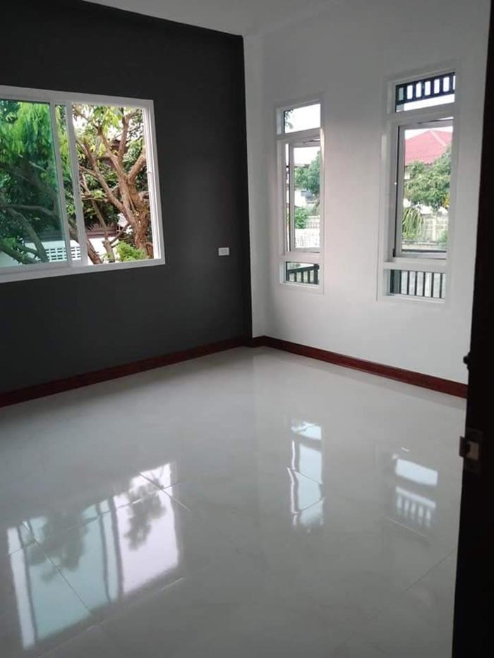 แบบบ้านชั้นเดียวยกสูงหลังคาเพิงหมาแหงน แบบบ้านชั้นเดียวยกสูงหลังคาเพิงหมาแหงน