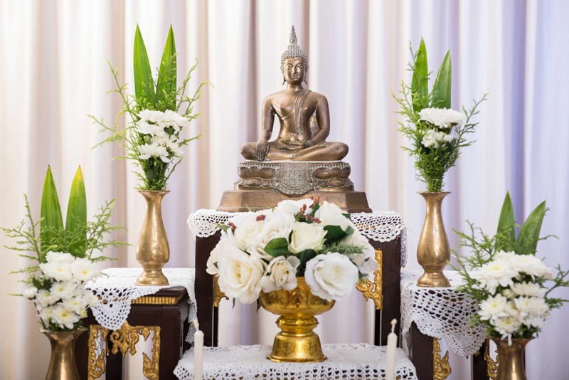 วิธีจัดโต๊ะหมู่บูชาพระในบ้าน วิธีจัดโต๊ะหมู่บูชาพระในบ้าน