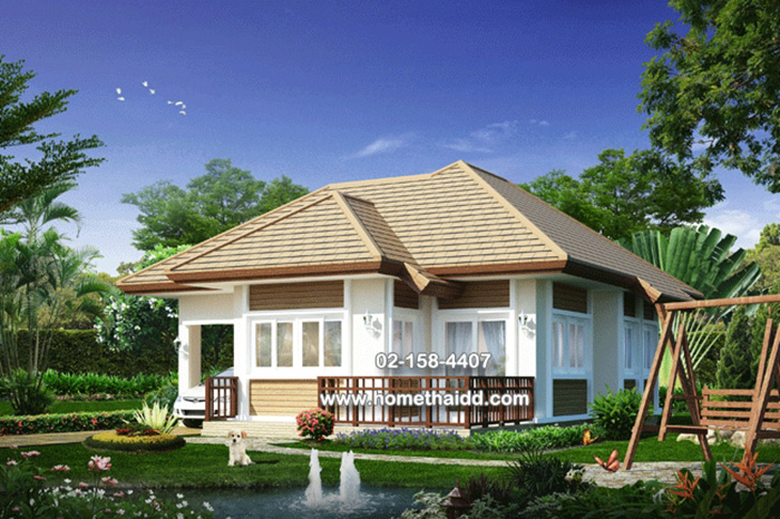 แบบบ้านชั้นเดียว 2 ห้องนอน 2 ห้องน้ำ  แบบบ้านชั้นเดียว 2 ห้องนอน 2 ห้องน้ำ
