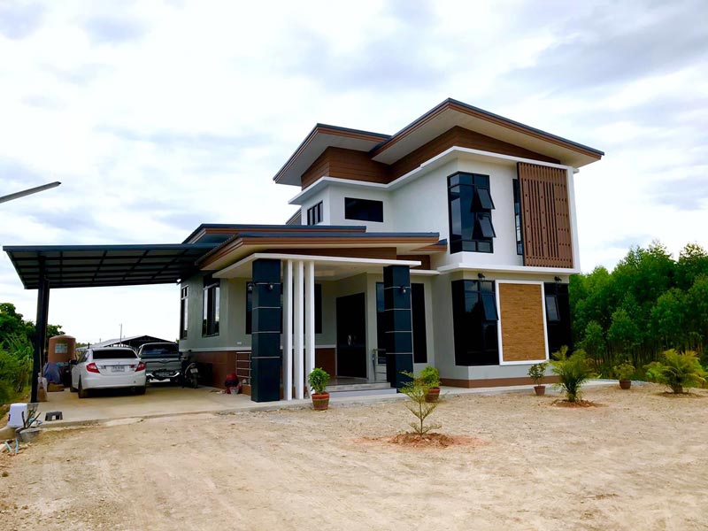 แบบบ้านสองชั้น 4 ห้องนอน 2 ห้องน้ำ แบบบ้านสองชั้น 4 ห้องนอน 2 ห้องน้ำ