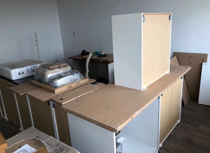 ห้องครัวอพาร์ตเมนต์ ห้องครัวอพาร์ตเมนต์