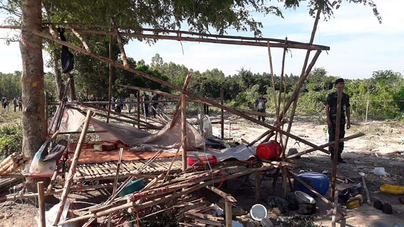 ช้างป่าเขาอ่างฤาไนเหยียบคนงานชาวกัมพูชาตาย ช้างป่าเขาอ่างฤาไนเหยียบคนงานชาวกัมพูชาตาย