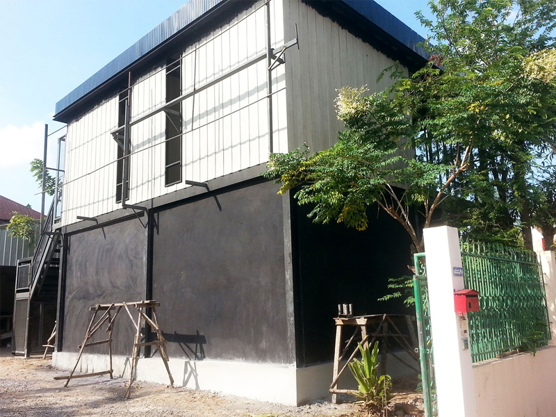 บ้านโครงเหล็ก 2 ชั้น บ้านโครงเหล็ก 2 ชั้น