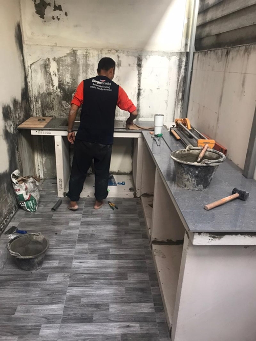 รีโนเวทห้องครัวหลังบ้าน รีโนเวทห้องครัวหลังบ้าน