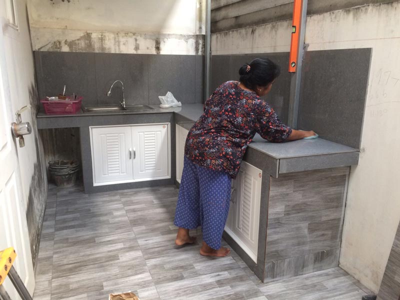 รีโนเวทห้องครัวหลังบ้าน รีโนเวทห้องครัวหลังบ้าน