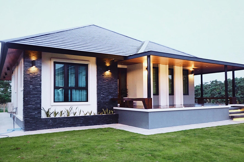 แบบบ้านชั้นเดียวสไตล์คอนเทมโพรารี แบบบ้านชั้นเดียวสไตล์คอนเทมโพรารี
