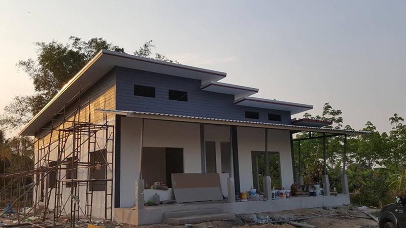 แบบบ้านชั้นเดียวสไตล์โมเดิร์น แบบบ้านชั้นเดียวสไตล์โมเดิร์น