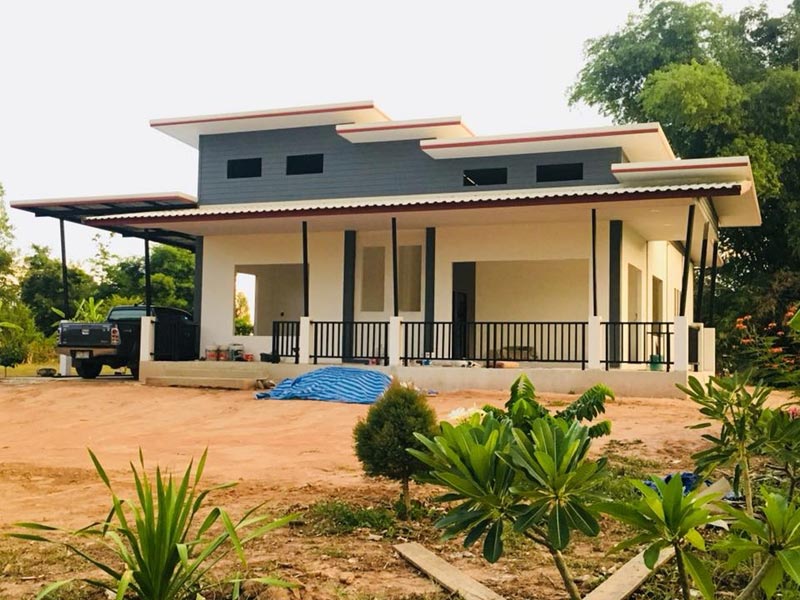 แบบบ้านชั้นเดียวสไตล์โมเดิร์น แบบบ้านชั้นเดียวสไตล์โมเดิร์น