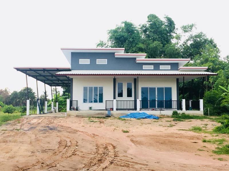 แบบบ้านชั้นเดียวสไตล์โมเดิร์น แบบบ้านชั้นเดียวสไตล์โมเดิร์น