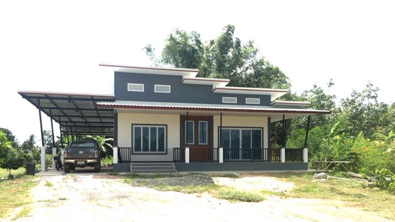 แบบบ้านชั้นเดียวสไตล์โมเดิร์น แบบบ้านชั้นเดียวสไตล์โมเดิร์น