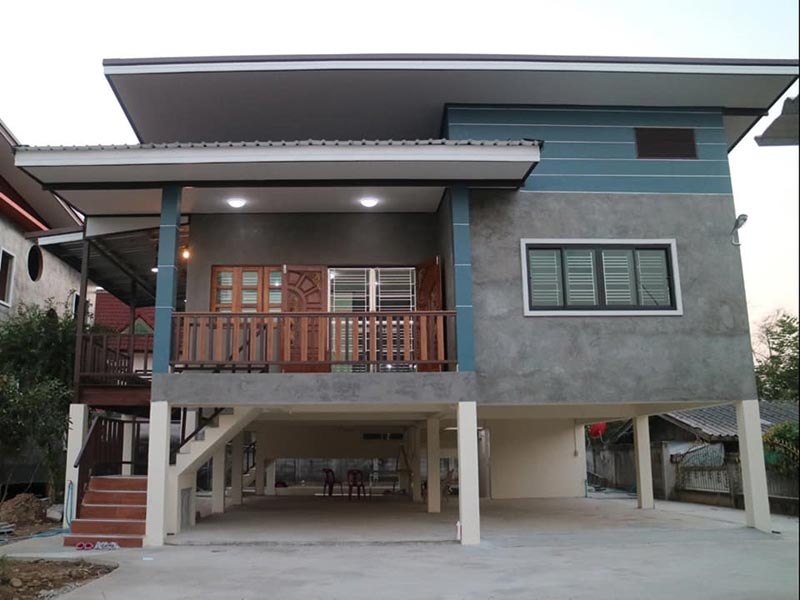แบบบ้านชั้นเดียวใต้ถุนสูง แบบบ้านชั้นเดียวใต้ถุนสูง