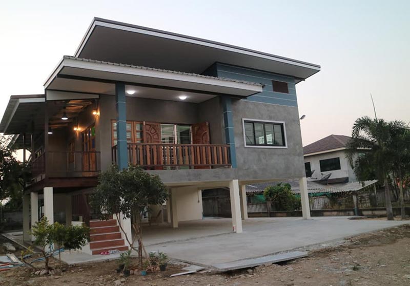 แบบบ้านชั้นเดียวใต้ถุนสูง แบบบ้านชั้นเดียวใต้ถุนสูง