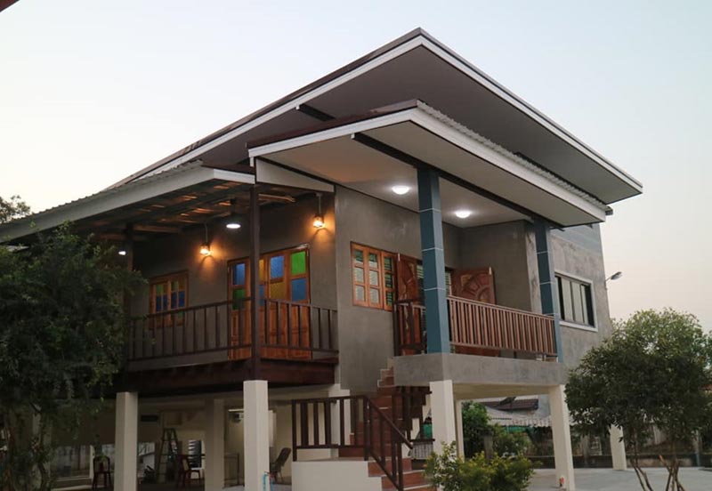 แบบบ้านชั้นเดียวใต้ถุนสูง แบบบ้านชั้นเดียวใต้ถุนสูง