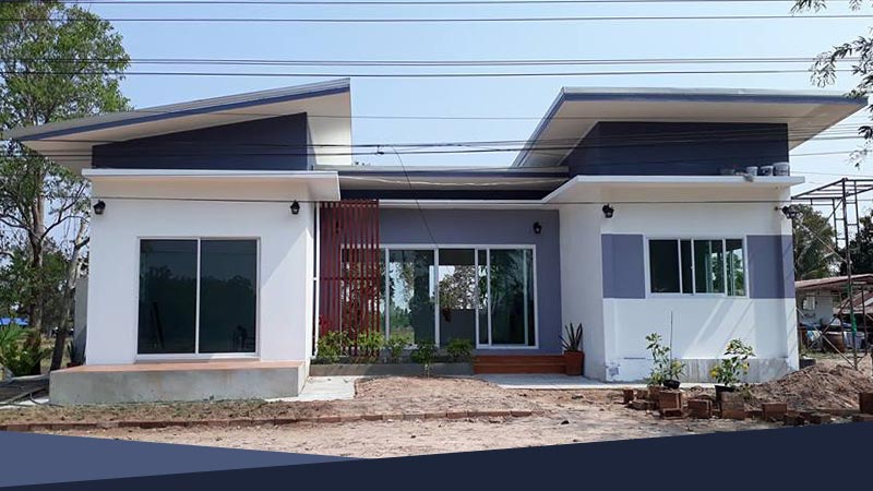 แบบบ้านโมเดิร์นชั้นเดียว แบบบ้านโมเดิร์นชั้นเดียว