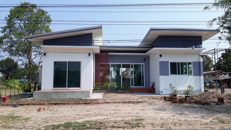 แบบบ้านโมเดิร์นชั้นเดียว แบบบ้านโมเดิร์นชั้นเดียว