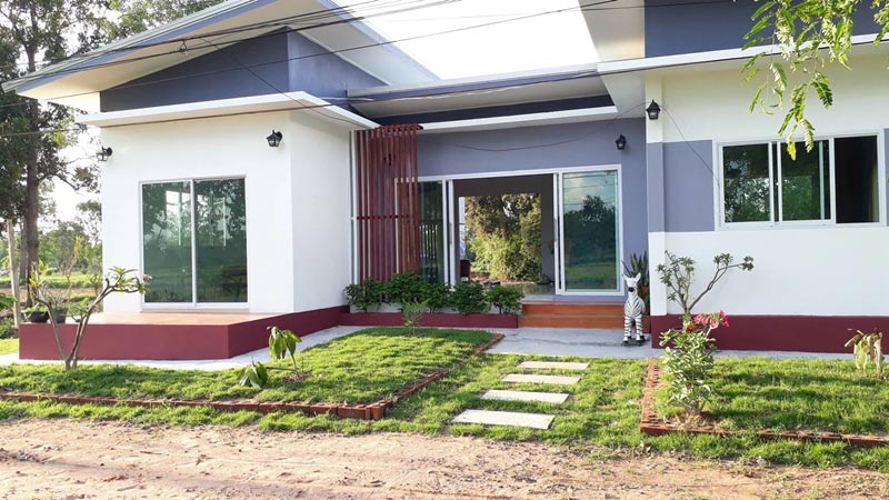 แบบบ้านโมเดิร์นชั้นเดียว แบบบ้านโมเดิร์นชั้นเดียว