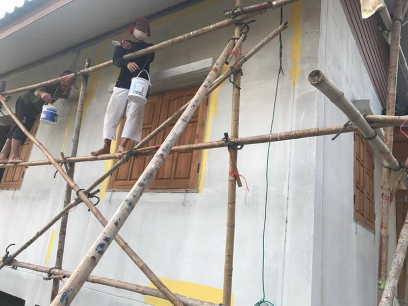 สร้างบ้านชั้นเดียวยกพื้นสูง สร้างบ้านชั้นเดียวยกพื้นสูง