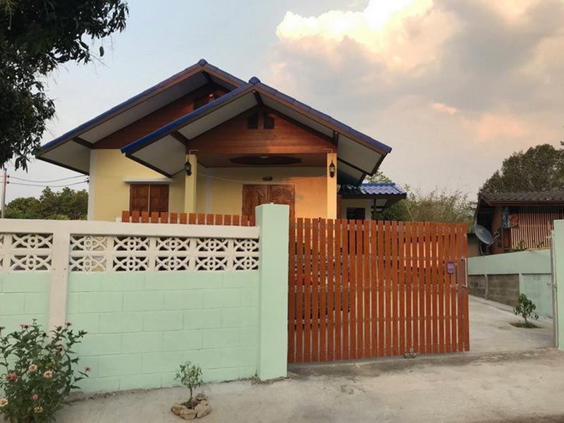 สร้างบ้านชั้นเดียวยกพื้นสูง สร้างบ้านชั้นเดียวยกพื้นสูง