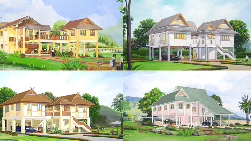 แบบบ้านไทย แบบบ้านไทย