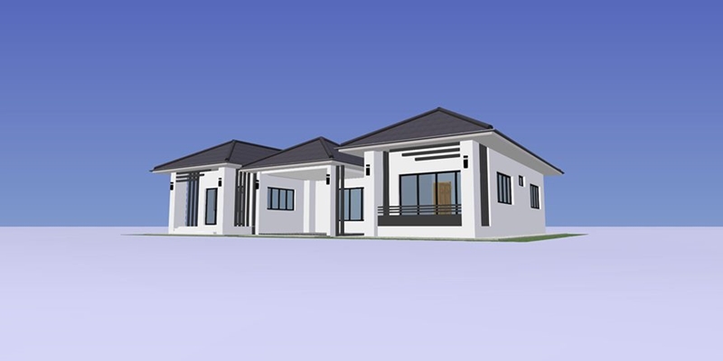 บ้านชั้นเดียว ราคาประหยัด บ้านชั้นเดียว ราคาประหยัด