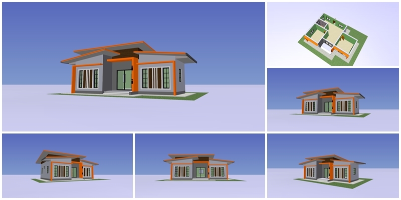 บ้านชั้นเดียว ราคาประหยัด บ้านชั้นเดียว ราคาประหยัด