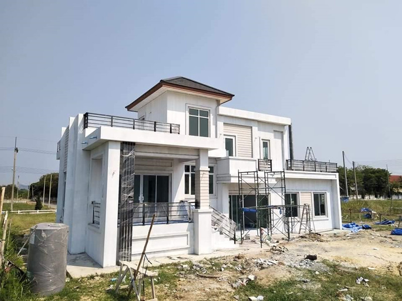 แบบบ้านโมเดิร์นสองชั้น 3 ห้องนอน 2 ห้องน้ำ แบบบ้านโมเดิร์นสองชั้น 3 ห้องนอน 2 ห้องน้ำ