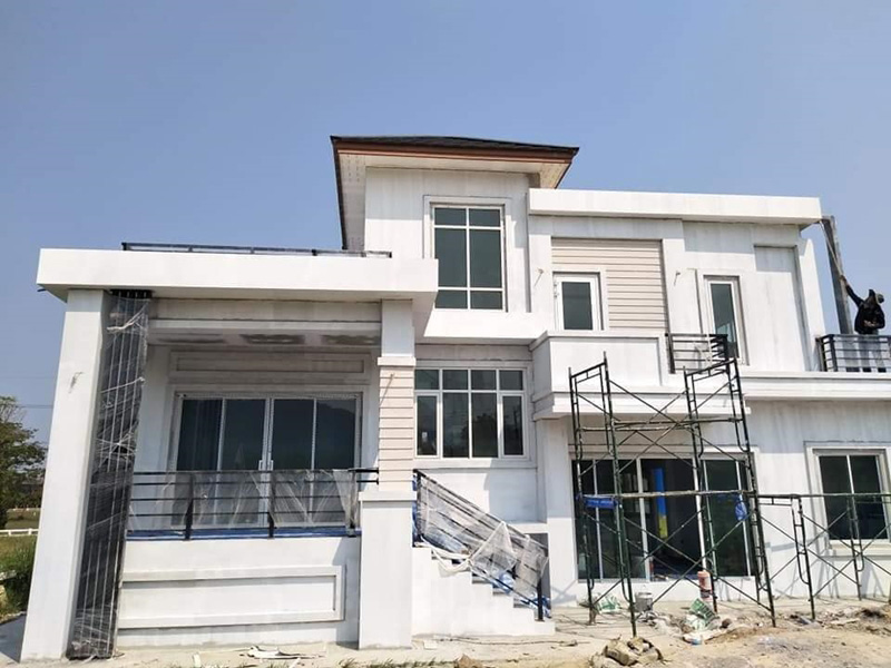 แบบบ้านโมเดิร์นสองชั้น 3 ห้องนอน 2 ห้องน้ำ แบบบ้านโมเดิร์นสองชั้น 3 ห้องนอน 2 ห้องน้ำ