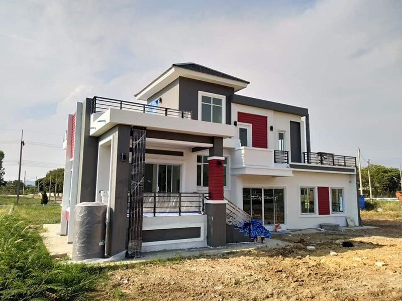 แบบบ้านโมเดิร์นสองชั้น 3 ห้องนอน 2 ห้องน้ำ แบบบ้านโมเดิร์นสองชั้น 3 ห้องนอน 2 ห้องน้ำ
