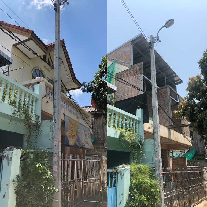 รีโนเวทบ้านสองชั้น รีโนเวทบ้านสองชั้น