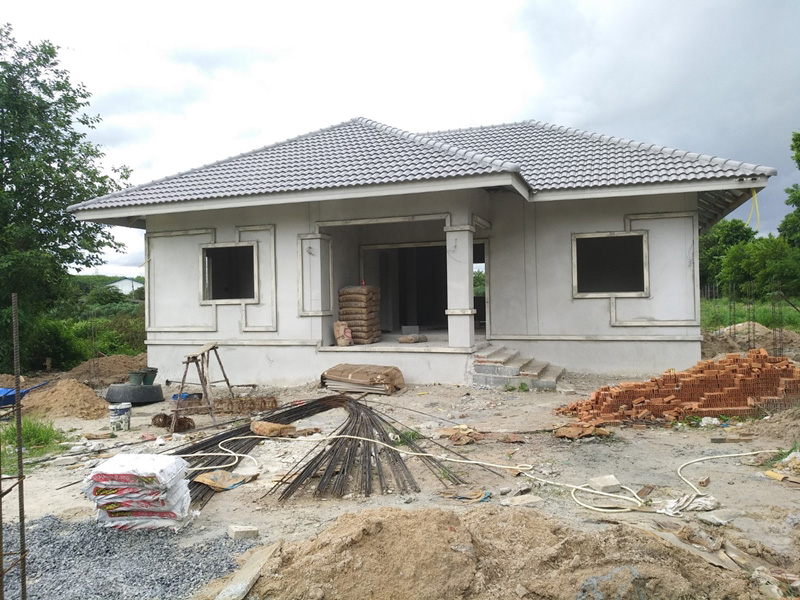 รีวิวสร้างบ้านชั้นเดียว รีวิวสร้างบ้านชั้นเดียว