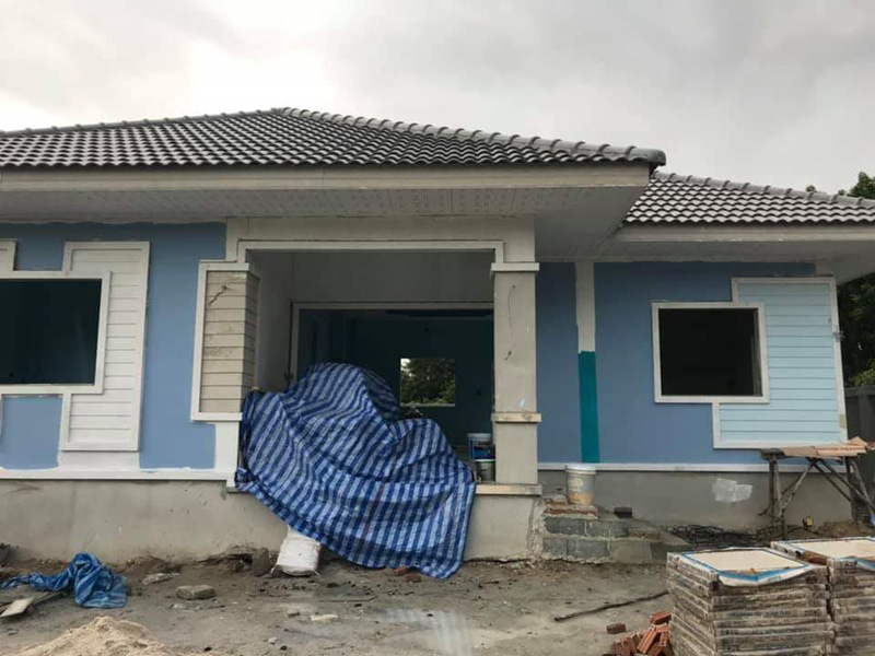 รีวิวสร้างบ้านชั้นเดียว รีวิวสร้างบ้านชั้นเดียว