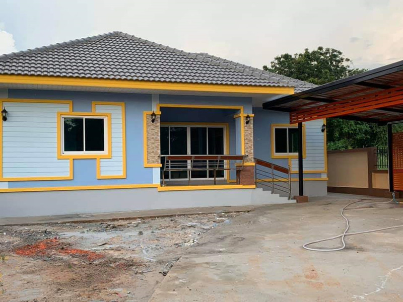 รีวิวสร้างบ้านชั้นเดียว รีวิวสร้างบ้านชั้นเดียว