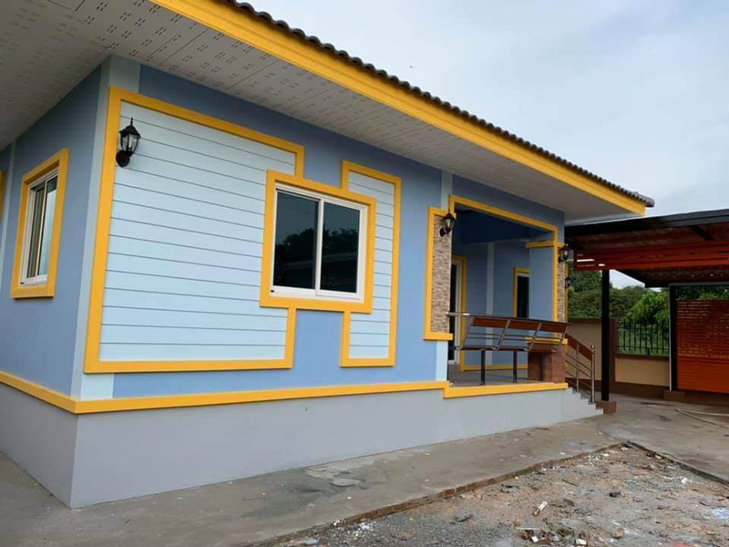 รีวิวสร้างบ้านชั้นเดียว รีวิวสร้างบ้านชั้นเดียว
