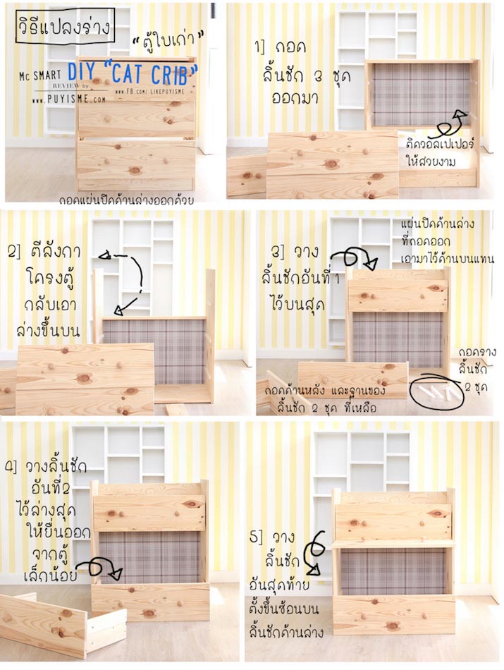 DIY บ้านแมว DIY บ้านแมว